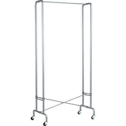 UNILUX Garderobenständer FOLDY 88 x 180 x 49 cm (B x H x T) Stahl silbergrau