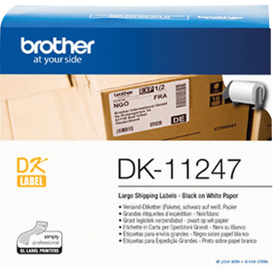 Brother Versandetikett 103 x 164 mm (B x H) Papier weiß 180 Etik./Rl.