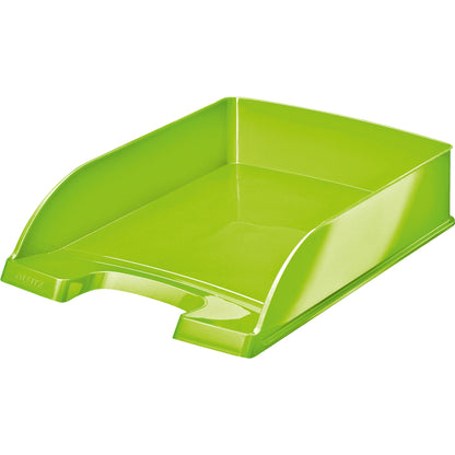Leitz Briefablage WOW DIN A4 Polystyrol Farbe: grün