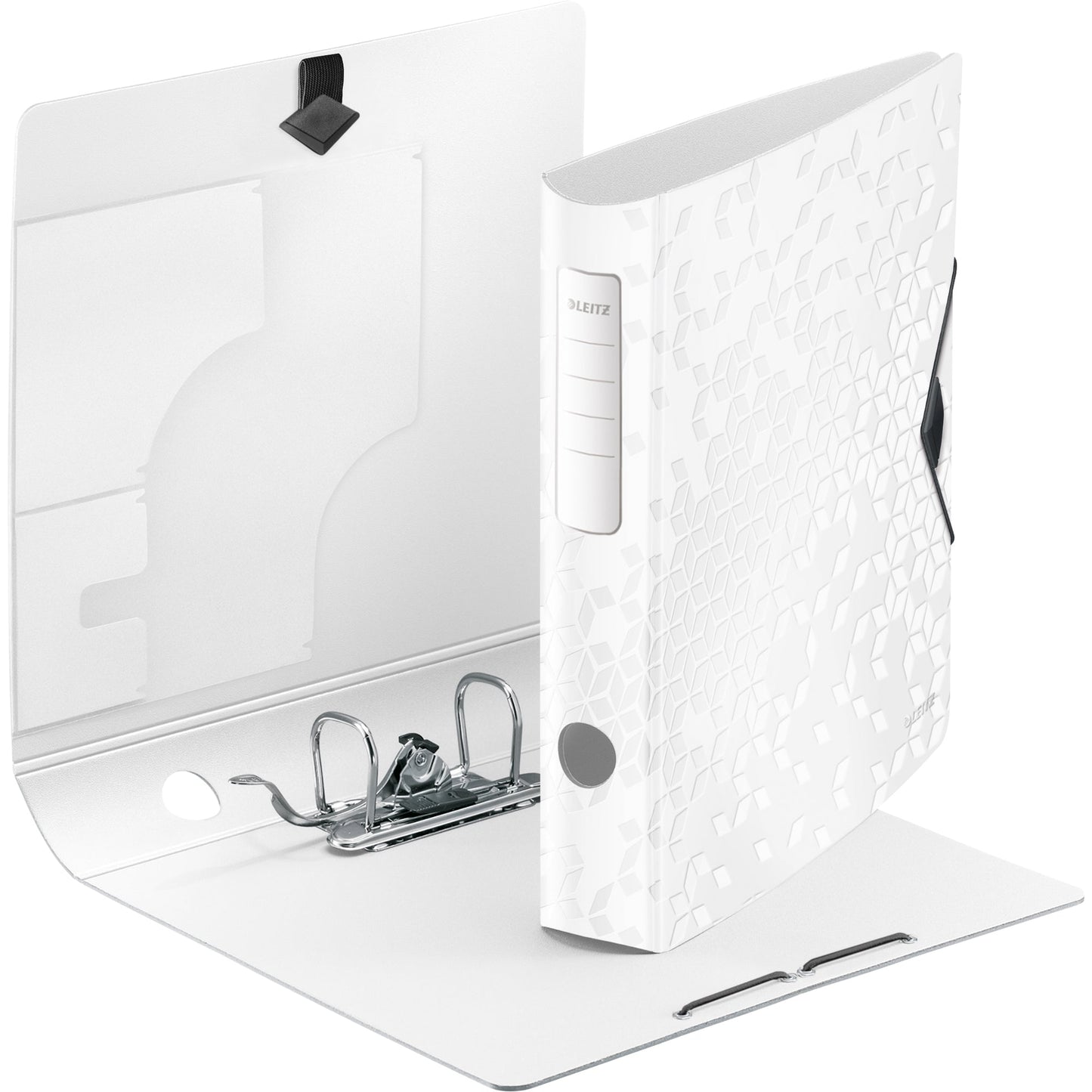 Leitz Ordner Active WOW 65mm DIN A4 Rückenschild: geklebt ohne Schlitze Werkstoff: Polyfoam weiß