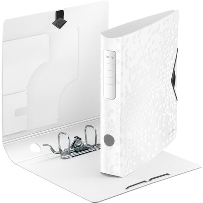 Leitz Ordner Active WOW 65mm DIN A4 Rückenschild: geklebt ohne Schlitze Werkstoff: Polyfoam weiß