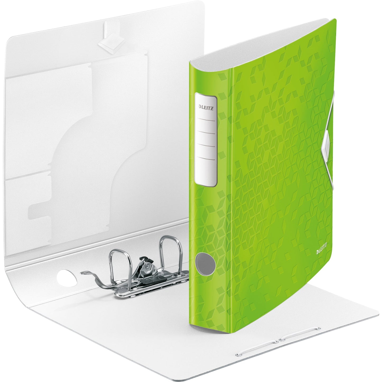 Leitz Ordner Active WOW 65mm DIN A4 Rückenschild: geklebt ohne Schlitze Werkstoff: Polyfoam grün