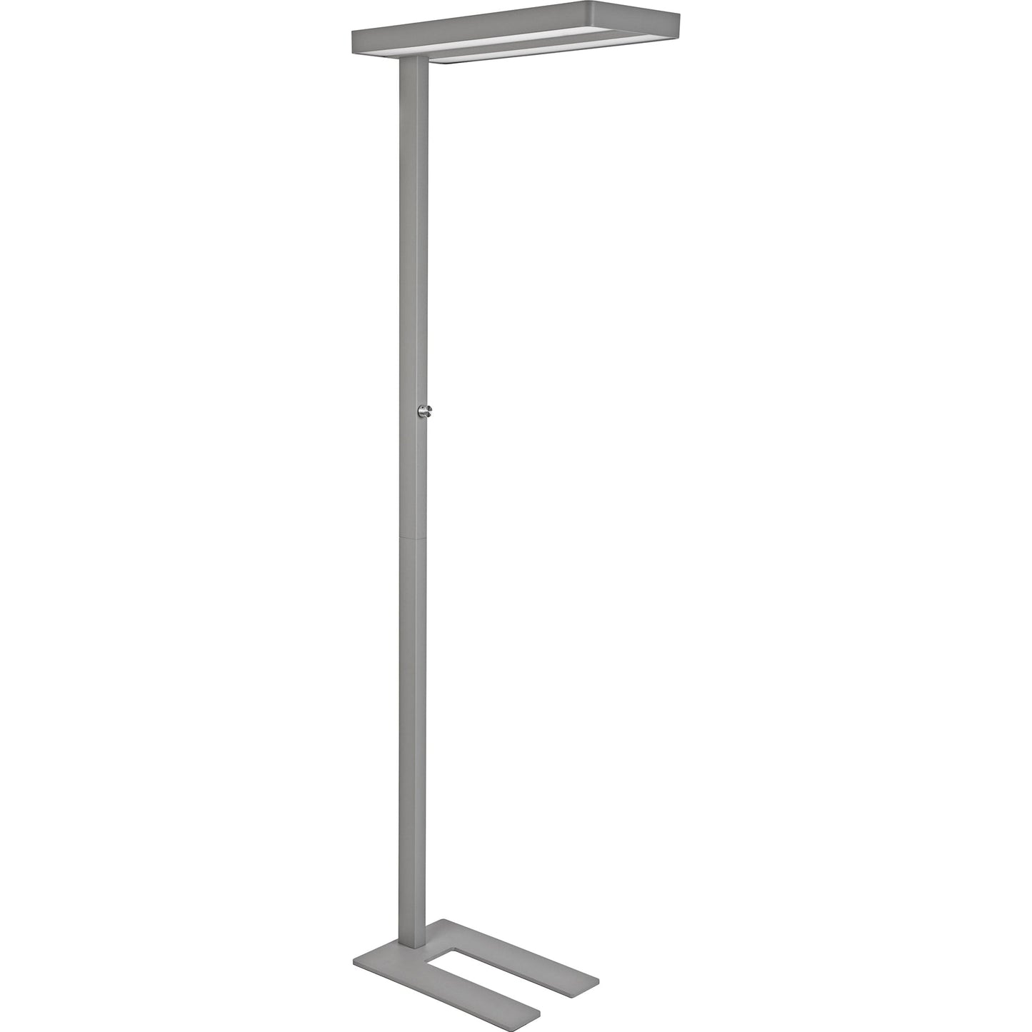 MAUL Stehleuchte MAULjaval C je Lichtquelle: 1 x 34 kWh/1.000h, 2 x 17 kWh/1.000h LED Helligkeit einstellbar silber
