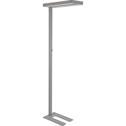 MAUL Stehleuchte MAULjaval C je Lichtquelle: 1 x 34 kWh/1.000h, 2 x 17 kWh/1.000h LED Helligkeit einstellbar silber