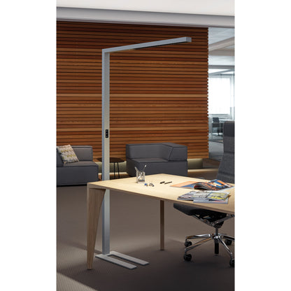 MAUL Stehleuchte MAULsirius colour vario sensor D je Lichtquelle: 1 x 46 kWh/1.000h, 1 x 20 kWh/1.000h LED Helligkeit einstellbar weiß