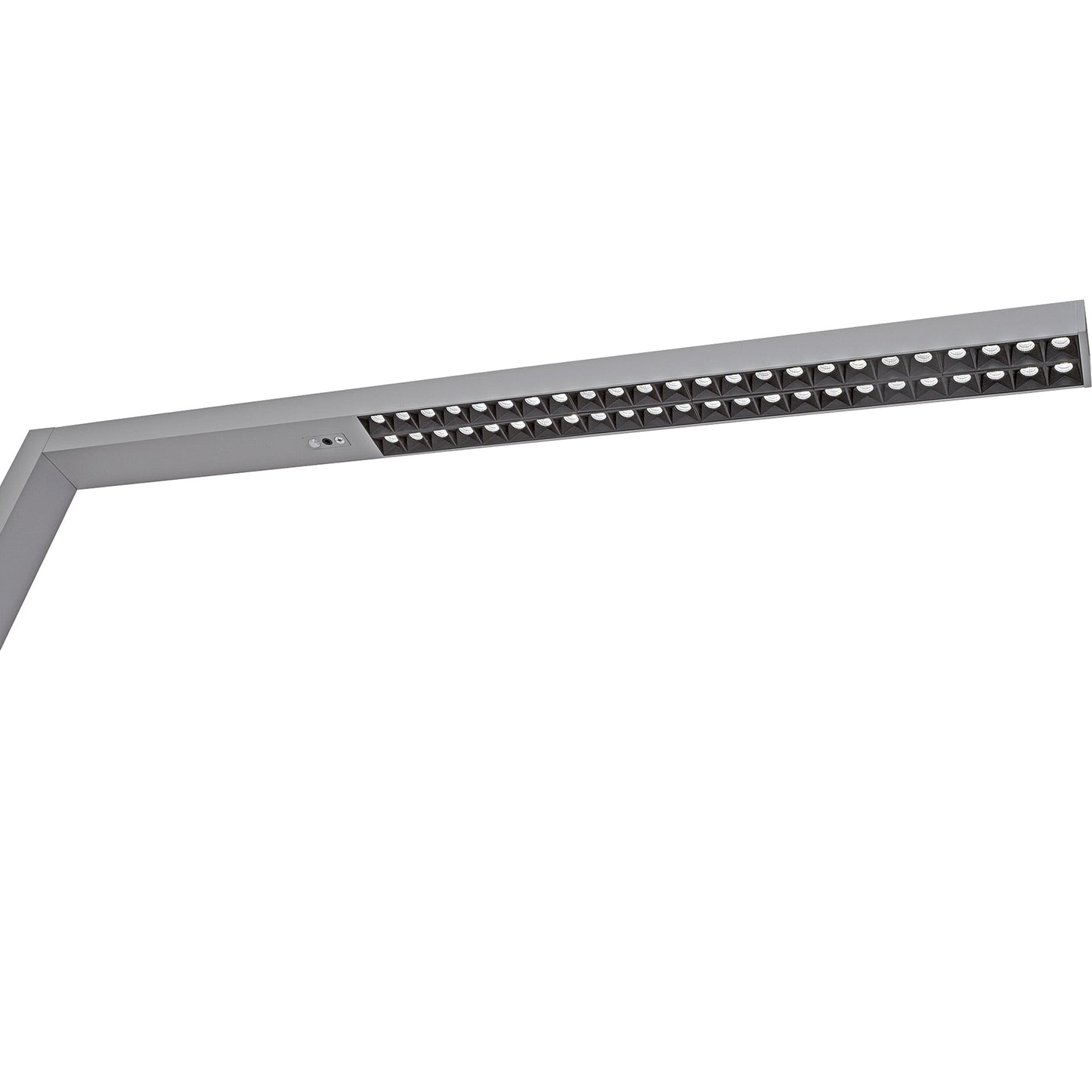 MAUL Stehleuchte MAULsirius colour vario sensor D je Lichtquelle: 1 x 46 kWh/1.000h, 1 x 20 kWh/1.000h LED Helligkeit einstellbar silber