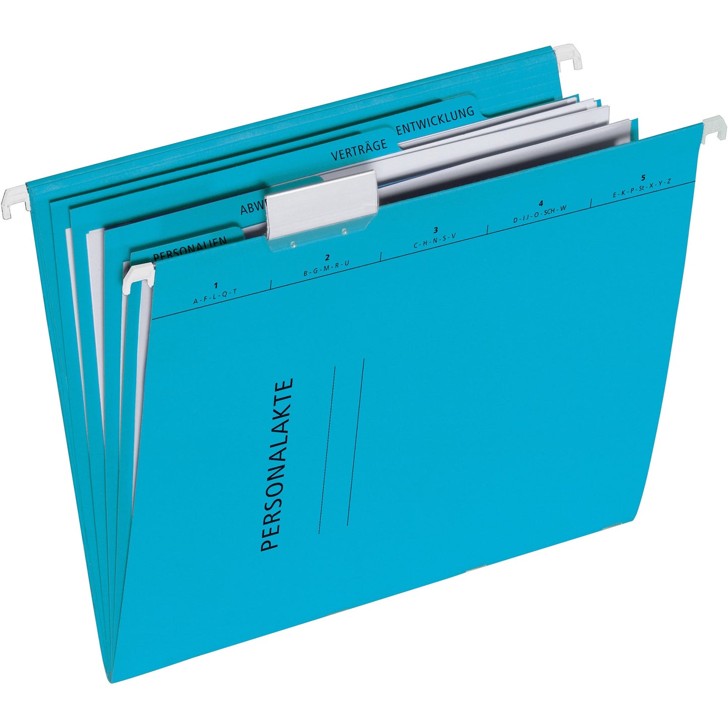 PAGNA Personalmappe DIN A4 240g/m² mit Organisationsaufdruck Karton blau