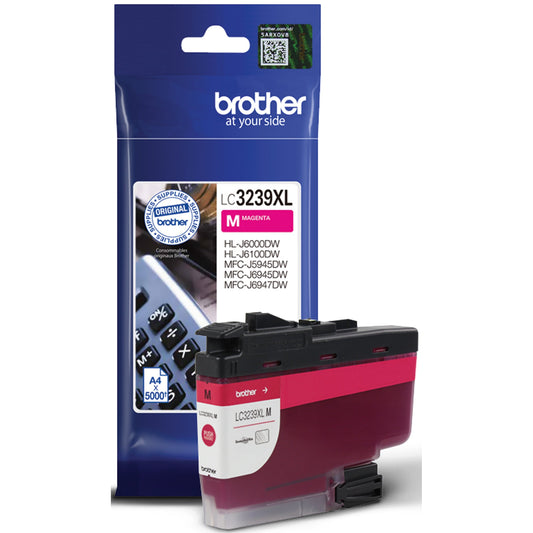 Brother Tintenpatrone Originalzubehör LC-3239XL-M ca. 5.000 Seiten magenta