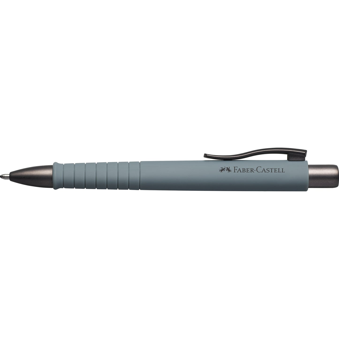 Faber-Castell Kugelschreiber Poly Ball Urban 0,6mm XB blau Mine auswechselbar dokumentenecht Schaftfarbe: stone grey
