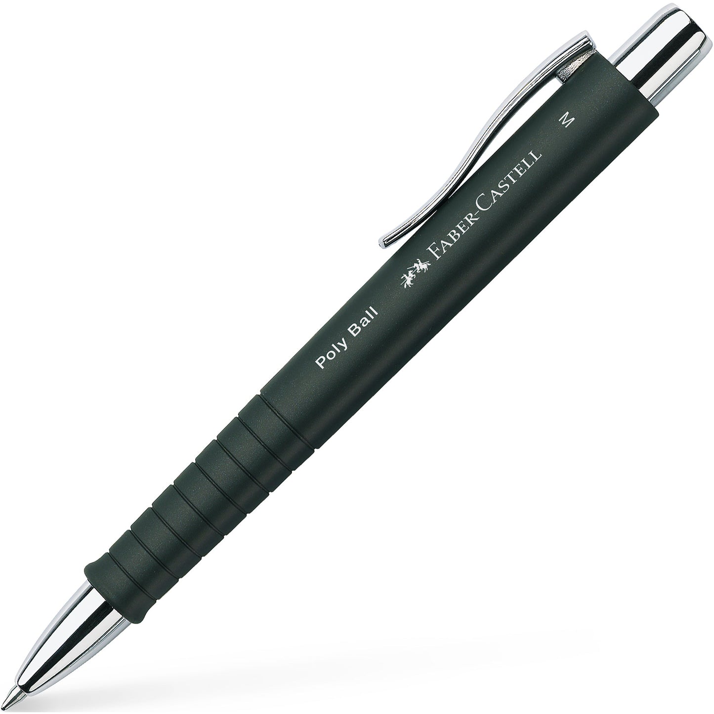 Faber-Castell Kugelschreiber Poly Ball 0,6mm XB blau Mine auswechselbar dokumentenecht Schaftfarbe: schwarz