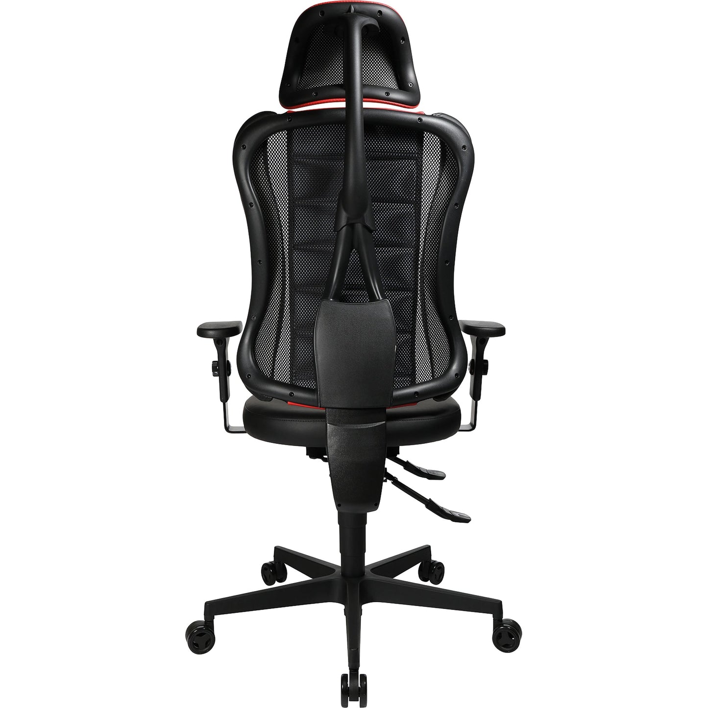 TOPSTAR Gaming-Stuhl SITNESS® RS 110kg Muldensitz 50cm 48cm Synchronmechanik schwarz/rot