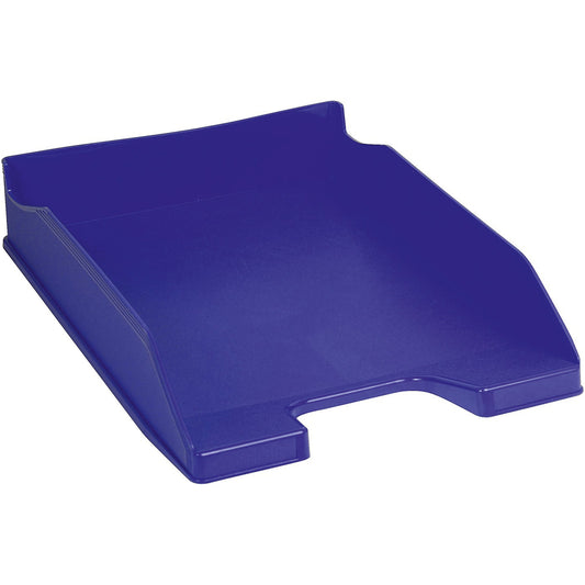 Exacompta Briefablage Combo Midi Forever® DIN A4, Überbreite Polypropylen, recycelt Farbe: kobaltblau