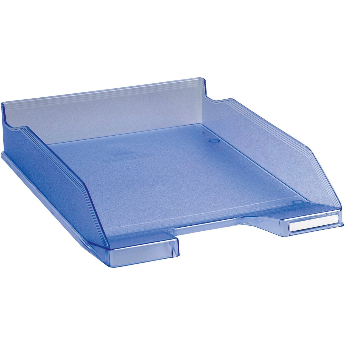 Exacompta Briefablage Combo Midi Linicolor® DIN A4, Überbreite Polystyrol Farbe: eisblau transluzent