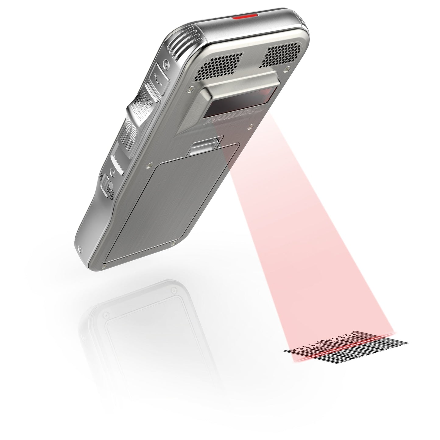 Philips Diktiergerät Digital Pocket Memo DPM 8500 5,3 x 12,3 x 1,5 cm (B x H x T) 2.800 (SP), 1.400 (QP), 200 (MP3), 108 (PCM Voice), 52 (PCM Stereo)h nkl. Dockingstation, Speicherkarte (16 Gbyte), Akku, USB-Kabel silber