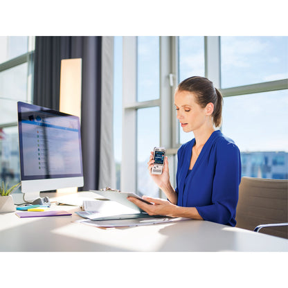 Philips Diktiergerät Digital Pocket Memo DPM 8200 5,3 x 12,3 x 1,5 cm (B x H x T) 2.800 (SP), 1.400 (QP), 200 (MP3), 108 (PCM Voice), 52 (PCM Stereo)h