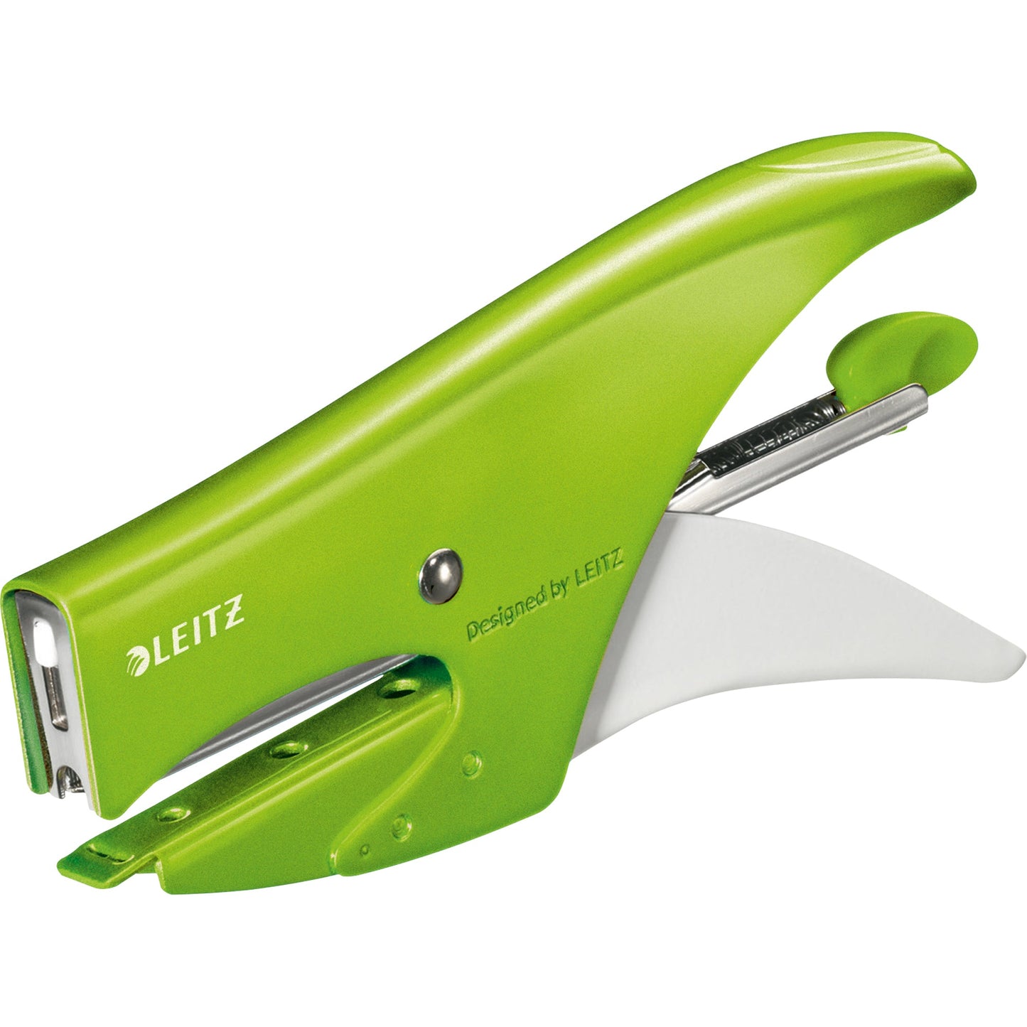 Leitz Heftzange WOW No. 10 fest 15 Bl. (80 g/m²) Metall grün