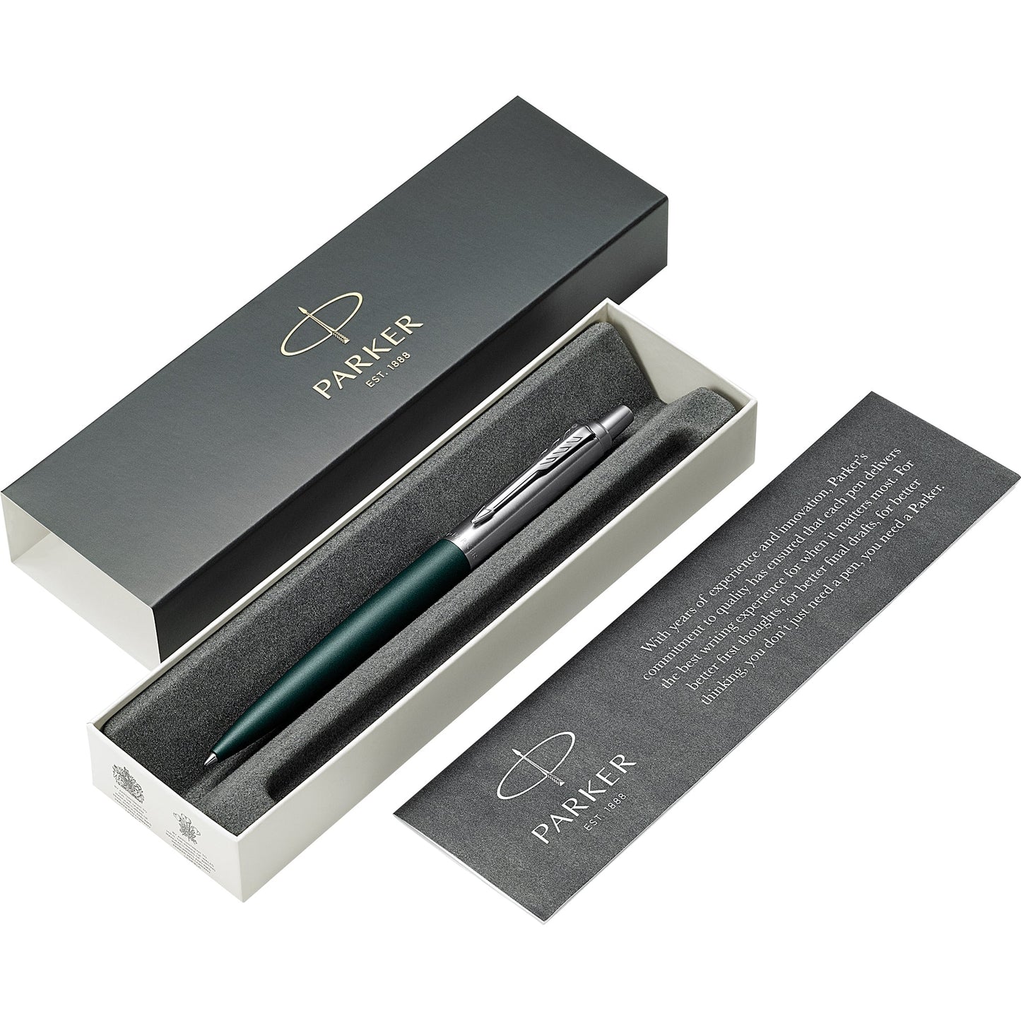 Parker Kugelschreiber Jotter XL C.C. 1mm M blau Mine auswechselbar dokumentenecht Schaftfarbe: grün matt