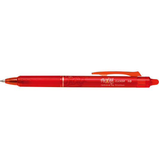 PILOT Tintenroller FriXion Clicker 0,5mm rot Rundspitze nicht dokumentenecht