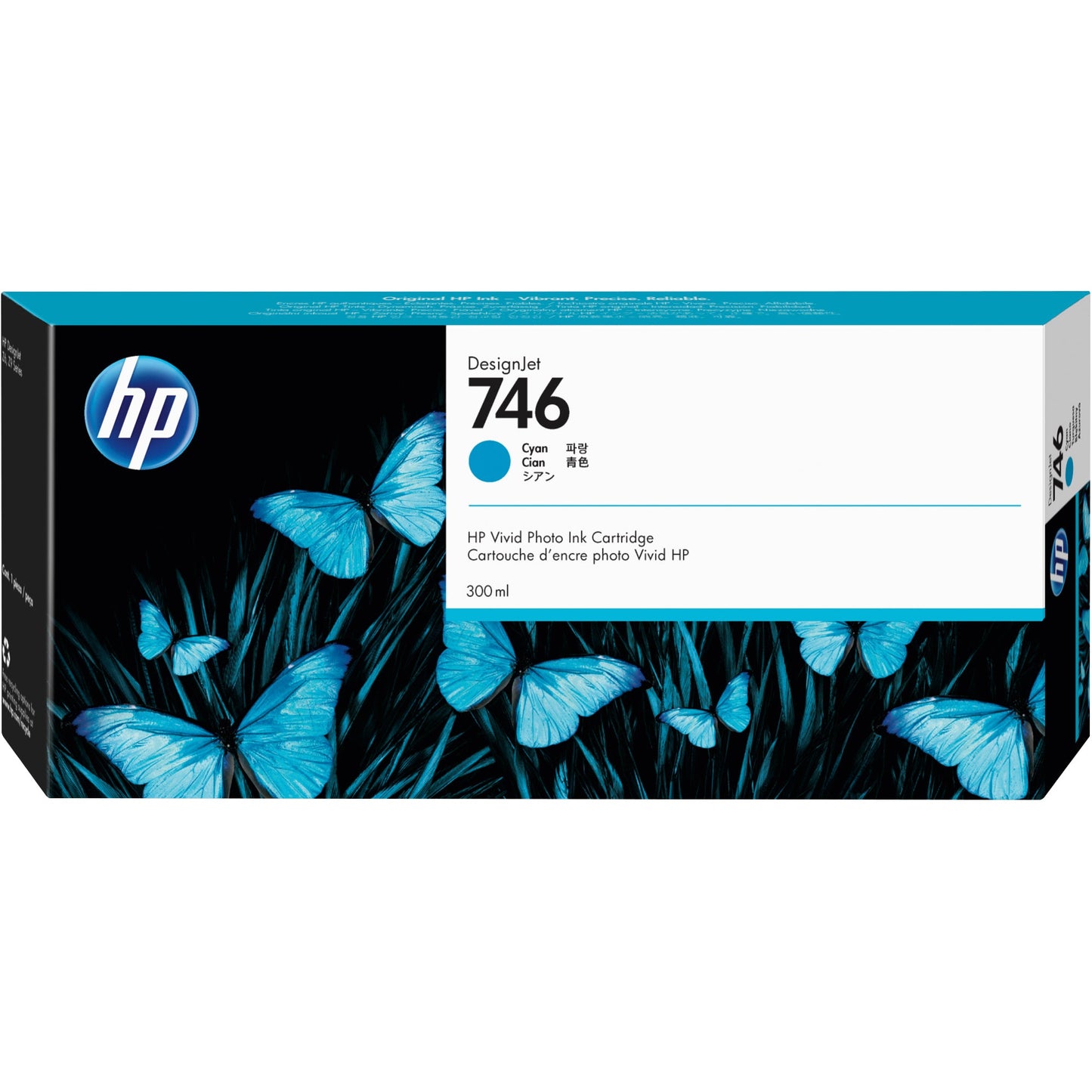 HP Tintenpatrone Originalzubehör 746 cyan 300ml