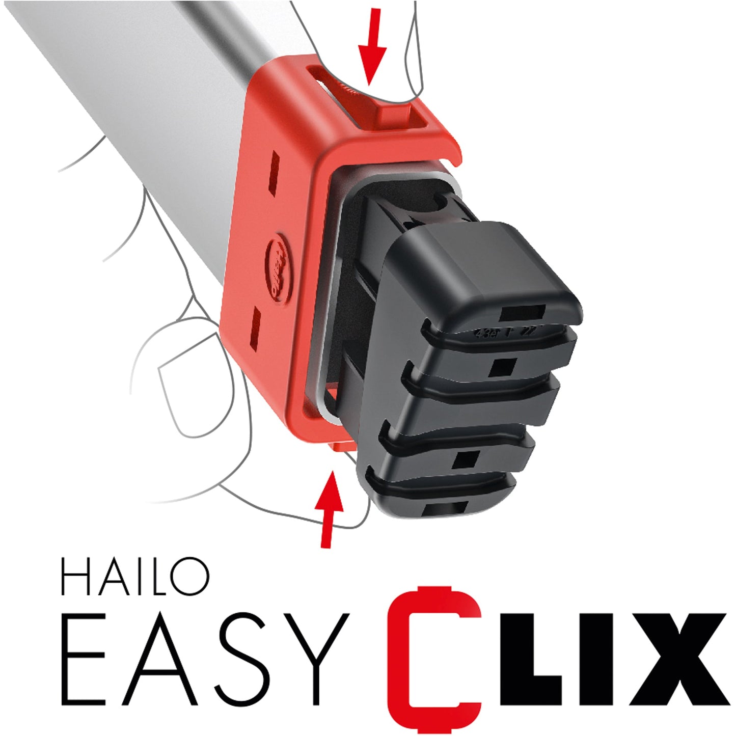 Hailo Stehleiter L60 StandardLine 3,28m Aluminium alu