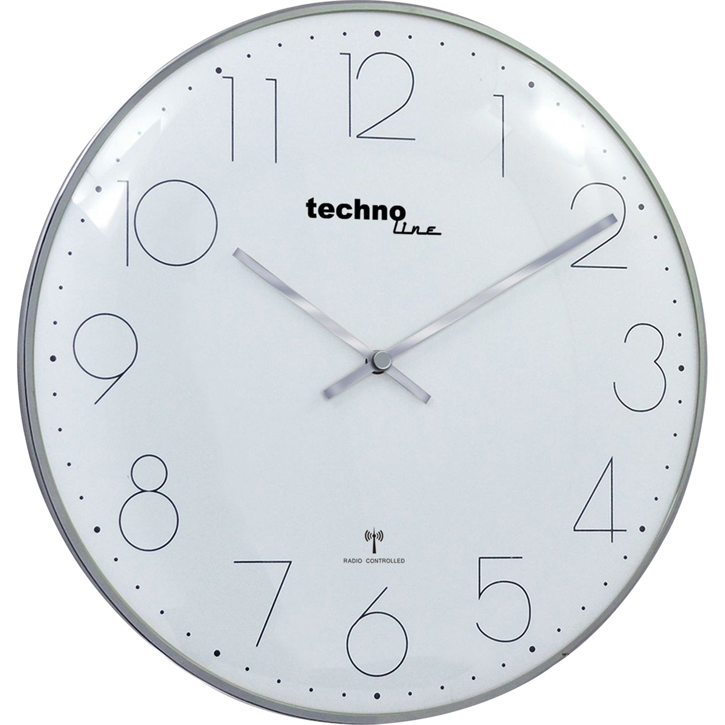 technoline® Funkuhr WT 8240 40cm Metall