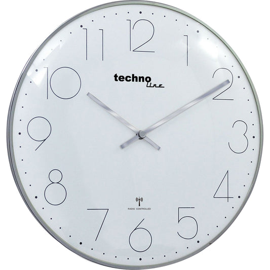 technoline® Funkuhr WT 8240 40cm Metall