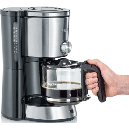 SEVERIN Kaffeemaschine TypeSwitch 23 x 34 x 26 cm (B x H x T) Filtersystem Glaskanne 10 Tassen