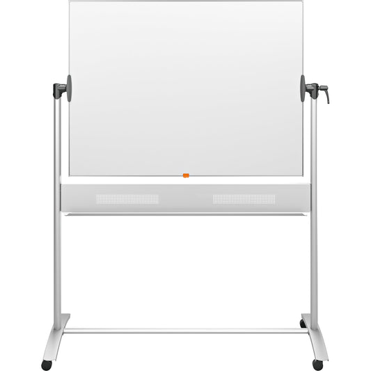 Nobo® Whiteboard Impression Pro Mobil Maße der Oberfläche: 150 x 120 cm (B x H) Tafel magnethaftend beidseitig beschreibbar emailliert weiß