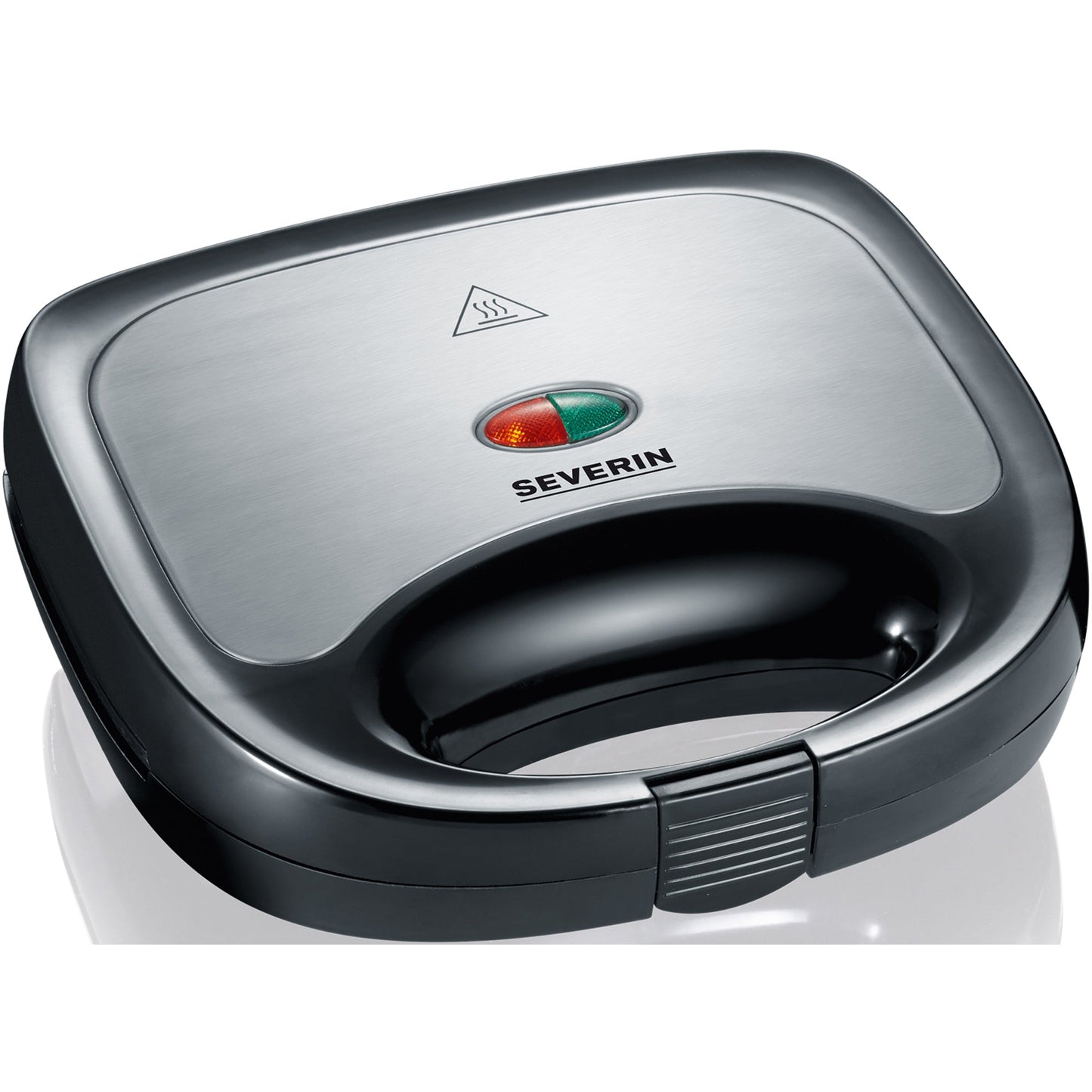 SEVERIN Sandwichmaker SA 2969 antihaft 600W Kunststoff/Edelstahl schwarz/silber