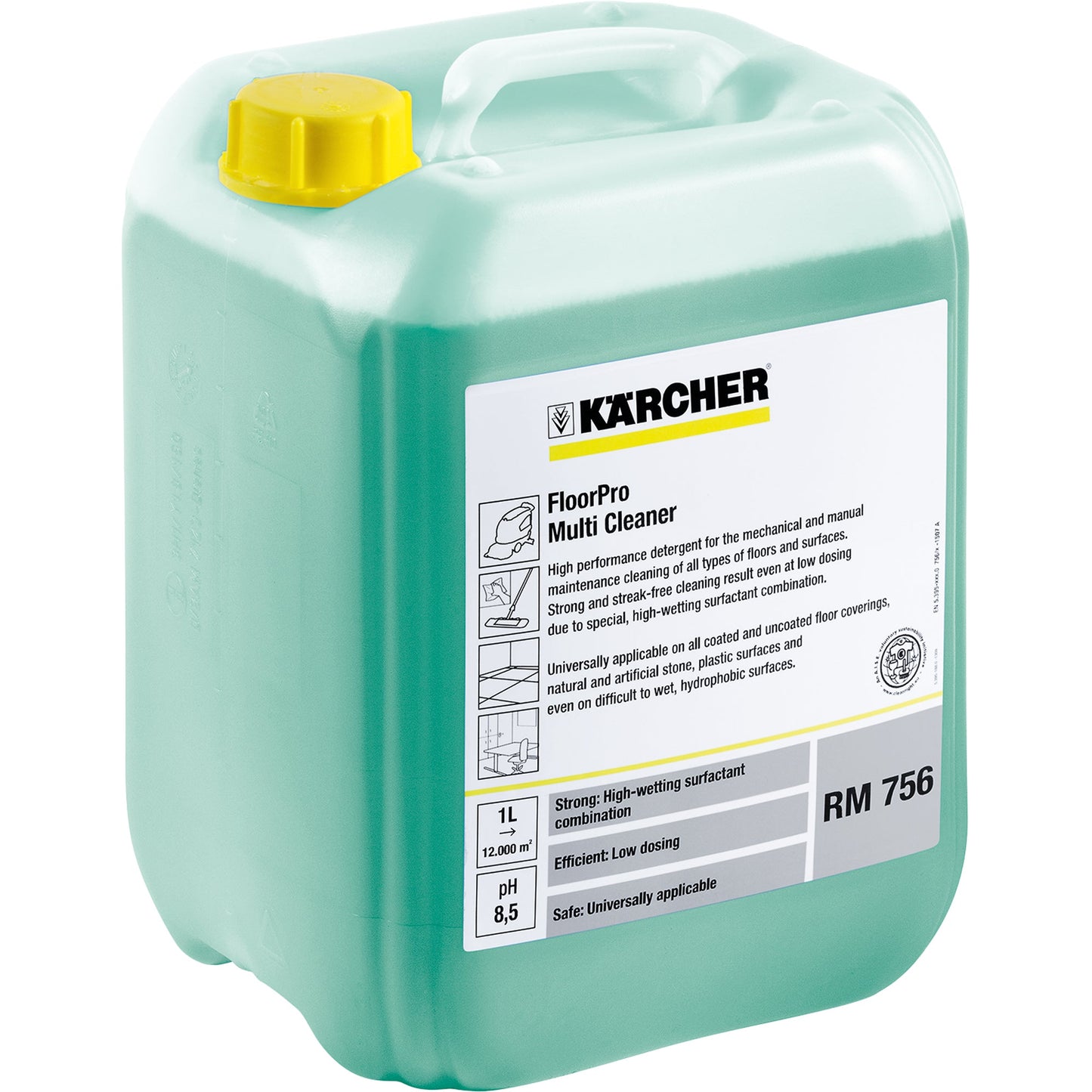 Kärcher Bodenreiniger FloorPro nicht dermatologisch getestet nicht biologisch abbaubar 9 Kunststoff 10l