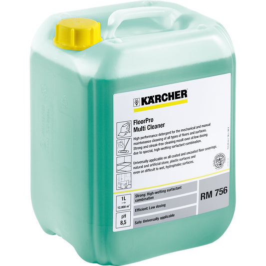 Kärcher Bodenreiniger FloorPro nicht dermatologisch getestet nicht biologisch abbaubar 9 Kunststoff 10l