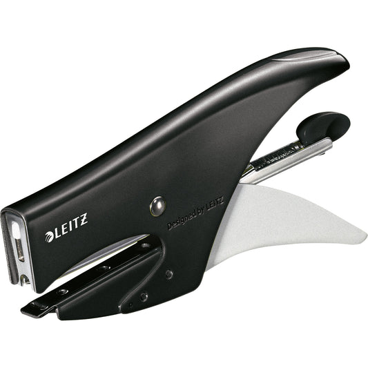 Leitz Heftzange WOW No. 10 fest 15 Bl. (80 g/m²) Metall schwarz