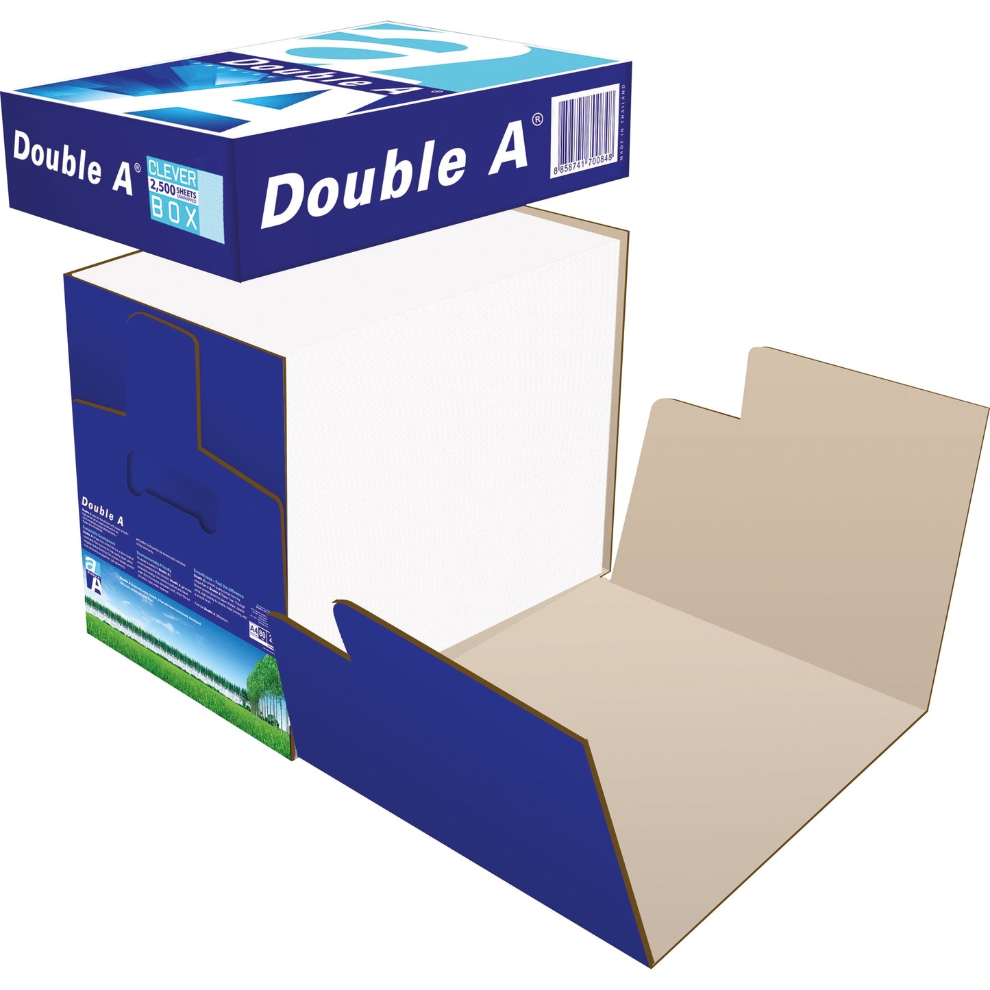 Double A Multifunktionspapier DIN A4 80g/m² weiß 2.500 Bl./Pack.