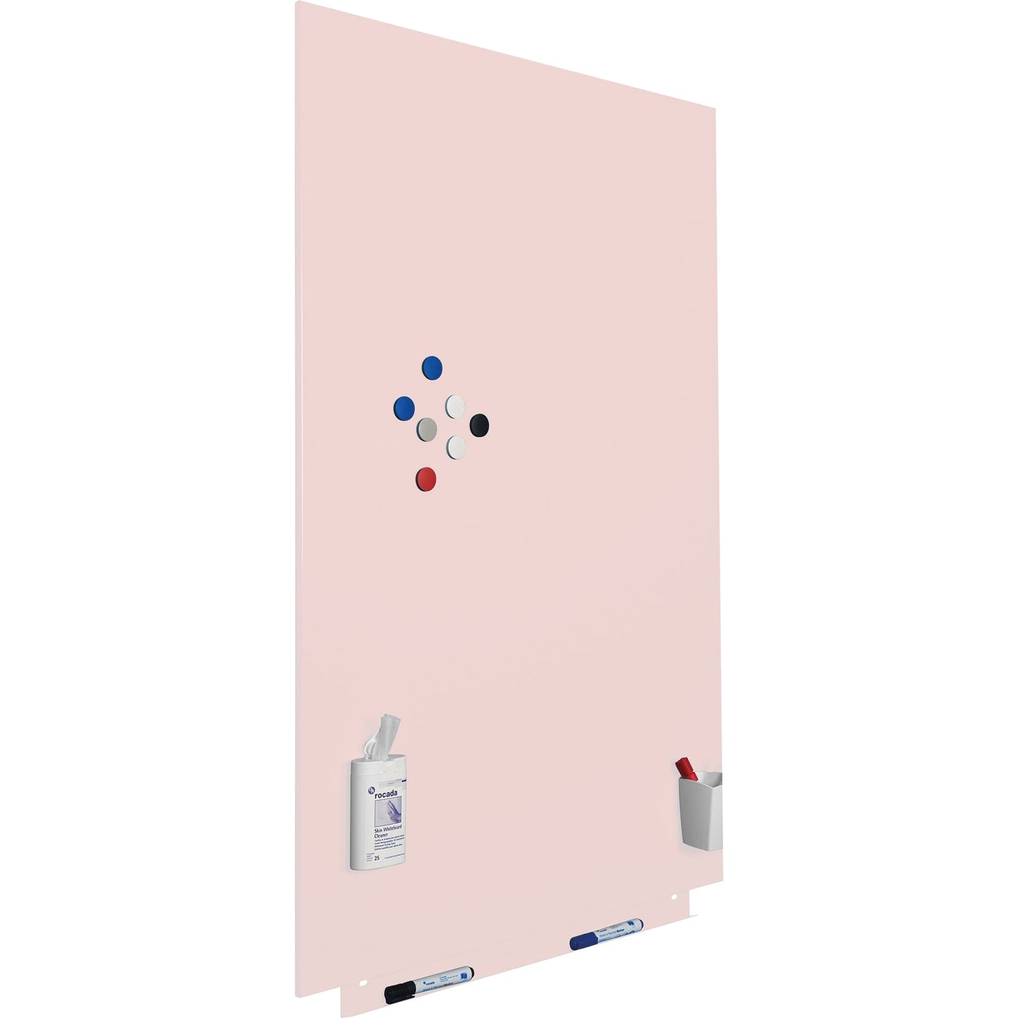 rocada Whiteboard Skin Standard Maße der Oberfläche: 150 x 100 cm (B x H) Tafel magnethaftend nicht beidseitig beschreibbar Stahl lackiert rosa