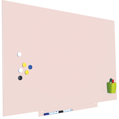 rocada Whiteboard Skin Standard Maße der Oberfläche: 150 x 100 cm (B x H) Tafel magnethaftend nicht beidseitig beschreibbar Stahl lackiert rosa