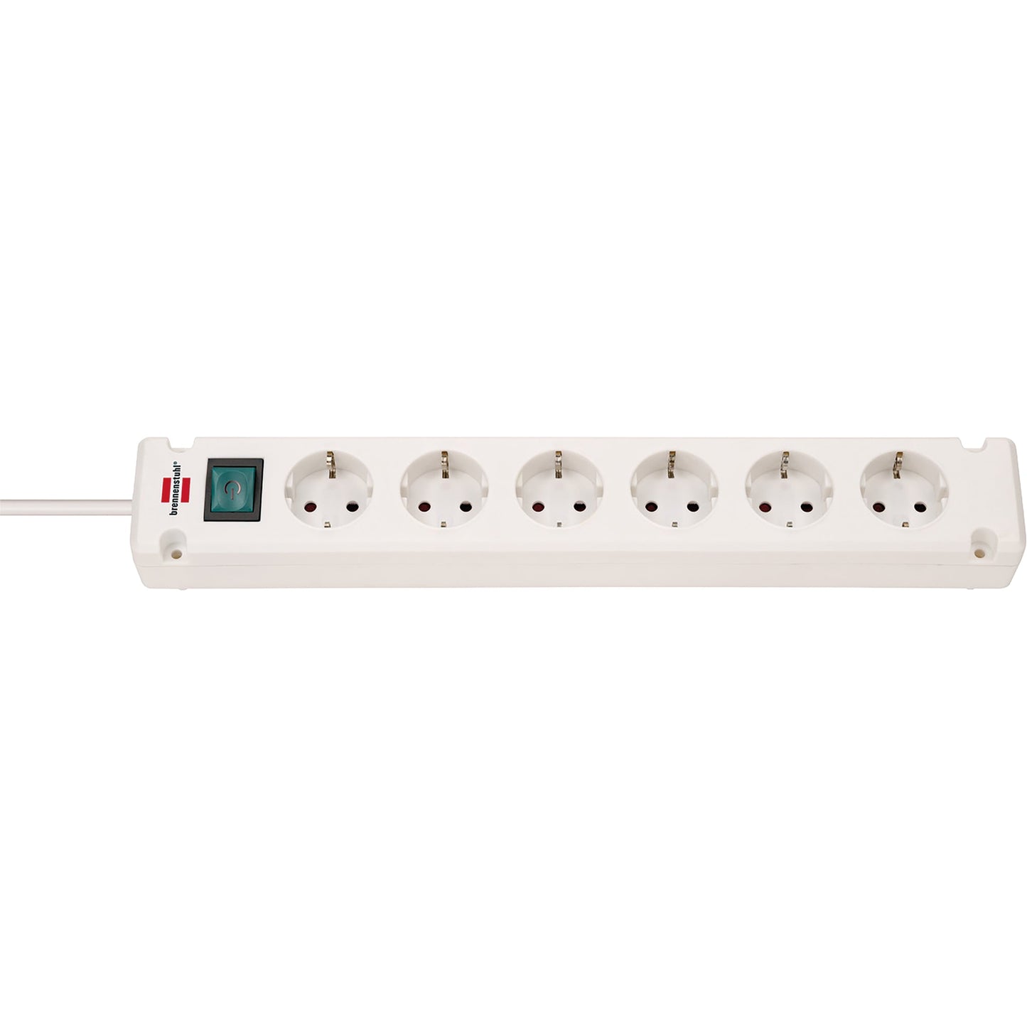 brennenstuhl® Steckdosenleiste Bremounta 6 Steckdosen weiß