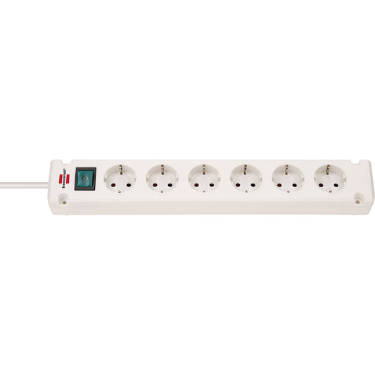 brennenstuhl® Steckdosenleiste Bremounta 6 Steckdosen weiß