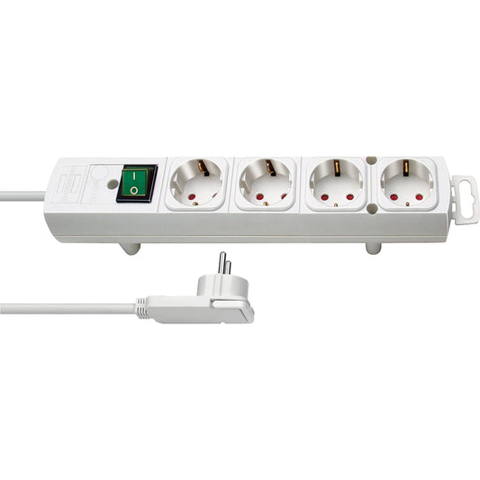 brennenstuhl® Steckdosenleiste Comfort-Line Plus 4 Steckdosen weiß