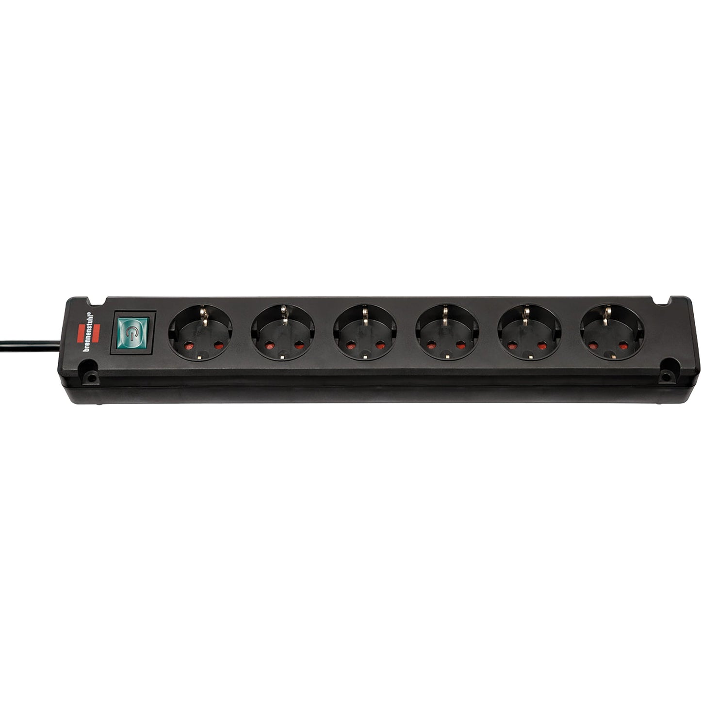 brennenstuhl® Steckdosenleiste Bremounta 6 Steckdosen schwarz