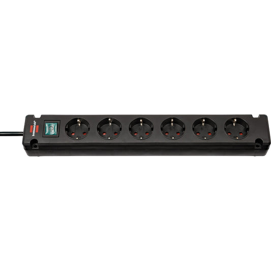 brennenstuhl® Steckdosenleiste Bremounta 6 Steckdosen schwarz