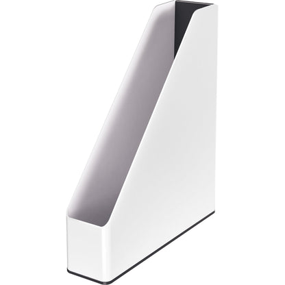 Leitz Stehsammler WOW Duo Colour 7,3 x 31,8 x 27,2 cm (B x H x T) DIN A4 Werkstoff: Polystyrol schwarz/weiß