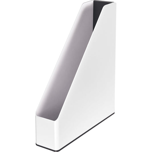 Leitz Stehsammler WOW Duo Colour 7,3 x 31,8 x 27,2 cm (B x H x T) DIN A4 Werkstoff: Polystyrol schwarz/weiß