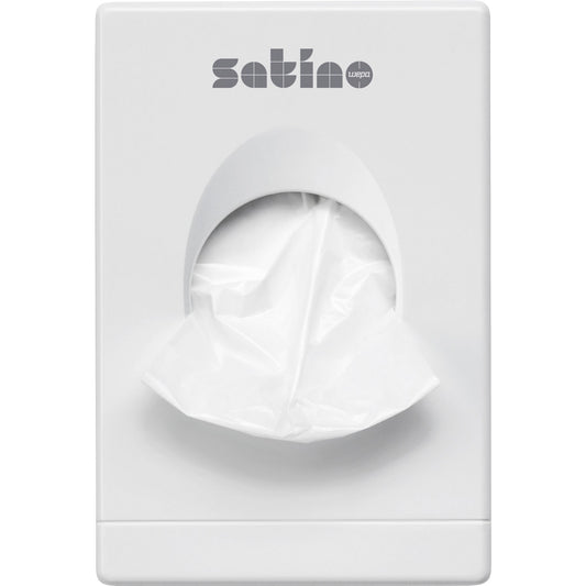 Satino by WEPA Hygienebeutelspender Satino Hygienebeutel 331560 10 x 13,5 x 2,5 cm (B x H x T) Kunststoff weiß