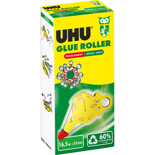 UHU® Nachfüllkassette GLUE PERMANENT REFILL UNIT UHU Kleberoller GLUE PERMANENT REFILLABLE 35415 8,4 mm x 16,5 m (B x L) nicht wieder ablösbar