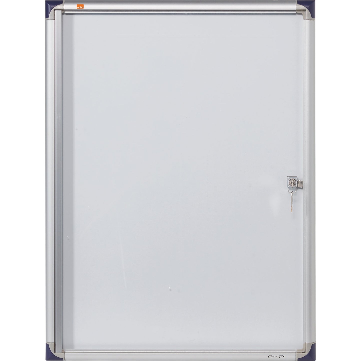 Nobo® Schaukasten Innenbereich 68 x 51 x 2,5 cm (B x H x T) 4 x DIN A4 mit Schloss Aluminium/Kunststoff silber