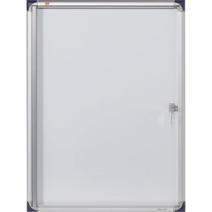 Nobo® Schaukasten Innenbereich 68 x 51 x 2,5 cm (B x H x T) 4 x DIN A4 mit Schloss Aluminium/Kunststoff silber