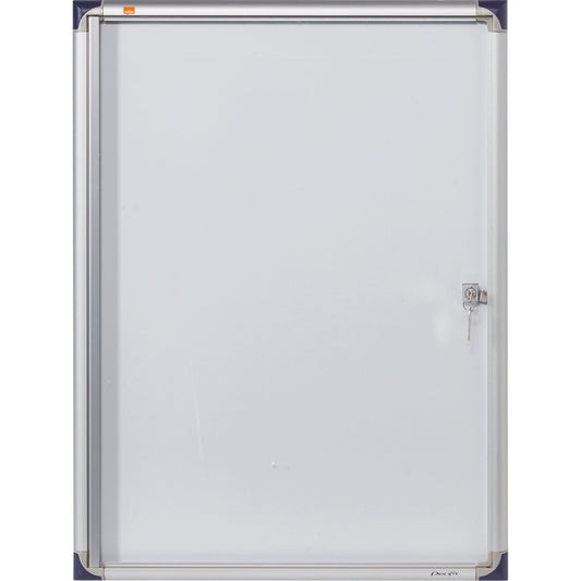 Nobo® Schaukasten Innenbereich 68 x 51 x 2,5 cm (B x H x T) 4 x DIN A4 mit Schloss Aluminium/Kunststoff silber