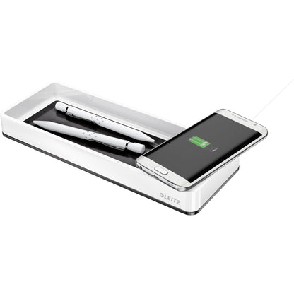 Leitz Stiftschale WOW 53651095 inkl. Qi- Induktionsladegerät