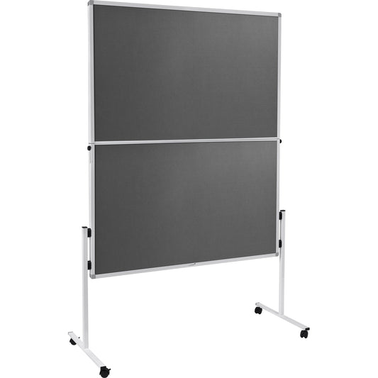 Legamaster Moderationstafel ECONOMY Maße der Oberfläche: 120 x 150 cm (B x H) Filz grau