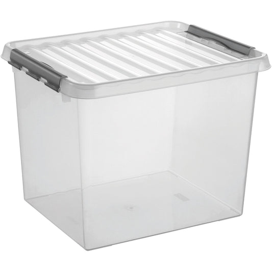 Sunware Aufbewahrungsbox Q-line 50 x 38 x 40 cm (B x H x T) DIN A3 52l Kunststoff transparent